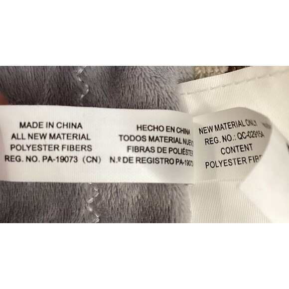 Pottery Barn Kids ELEPHANT Thumbie Security Blanket Lovey Plush Baby Gray 2019 - Picture 5 of 11